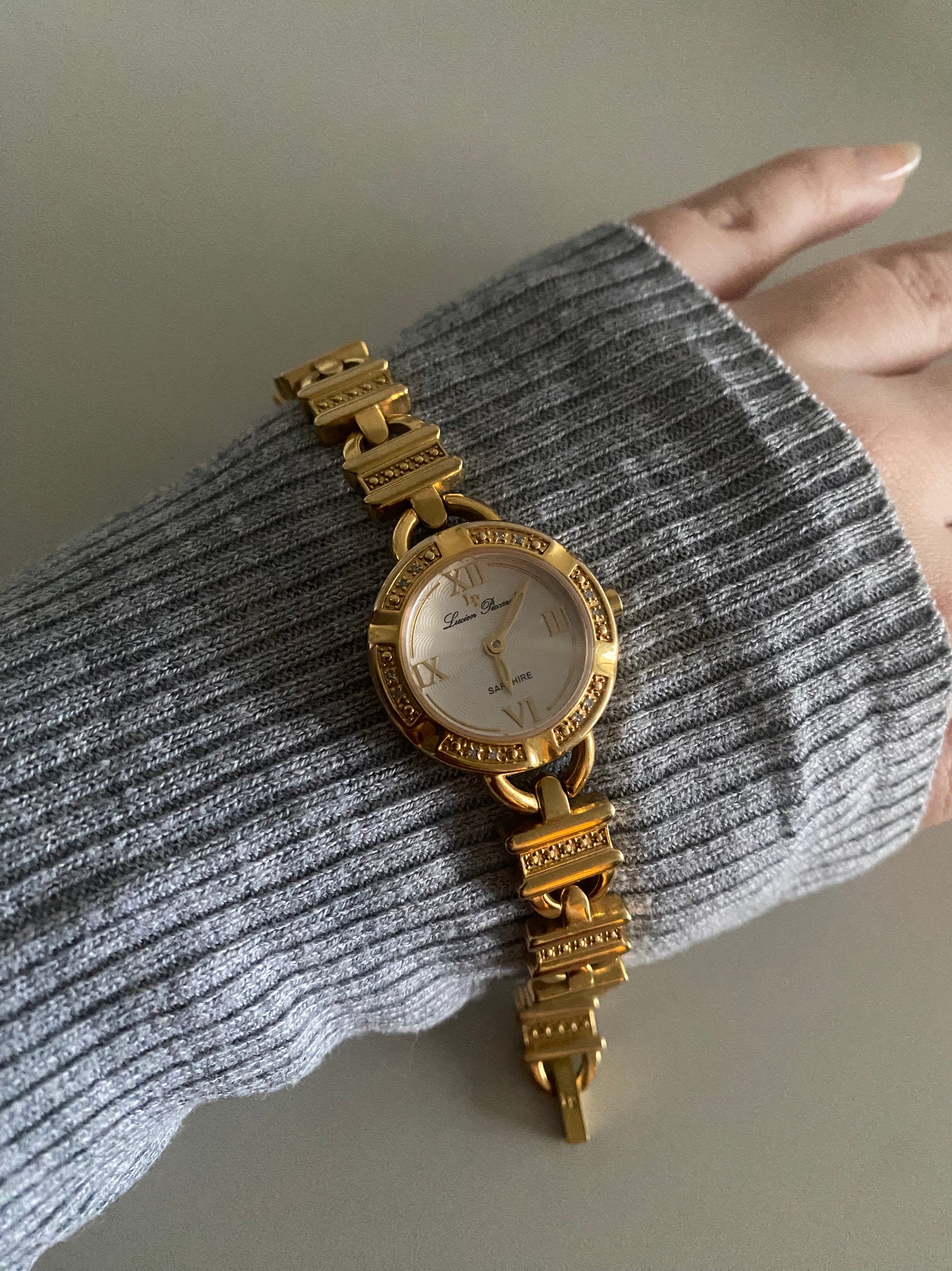 Lucien Piccard Ladies' Gold-Tone Watch – 1990s Vintage