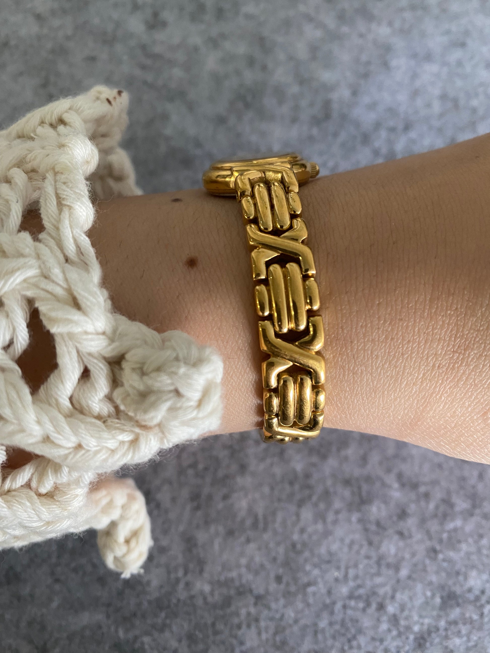 Vintage 1990s ESQ by Movado Ladies’ Dainty Gold-Tone Watch