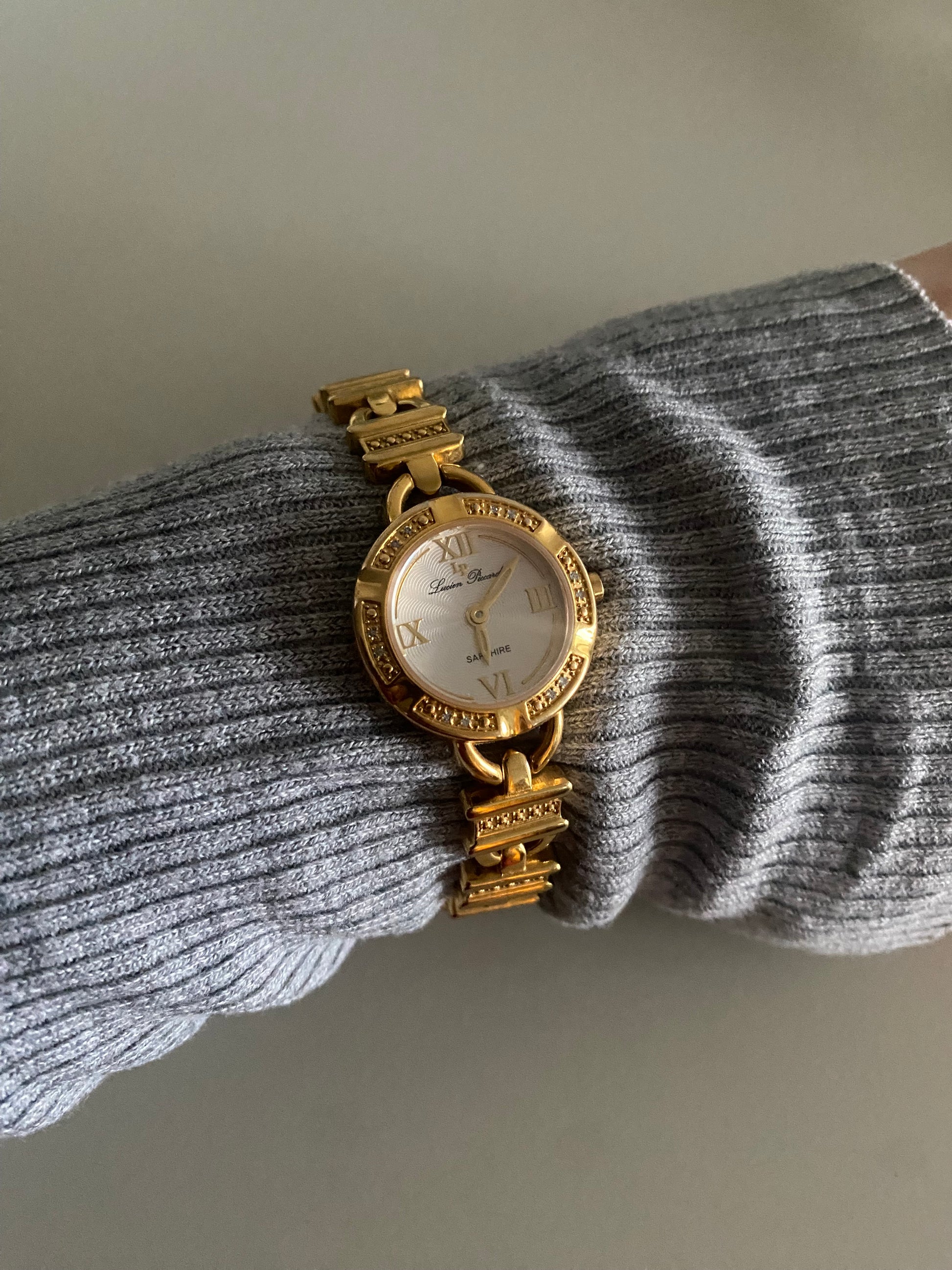 Lucien Piccard Ladies' Gold-Tone Watch – 1990s Vintage